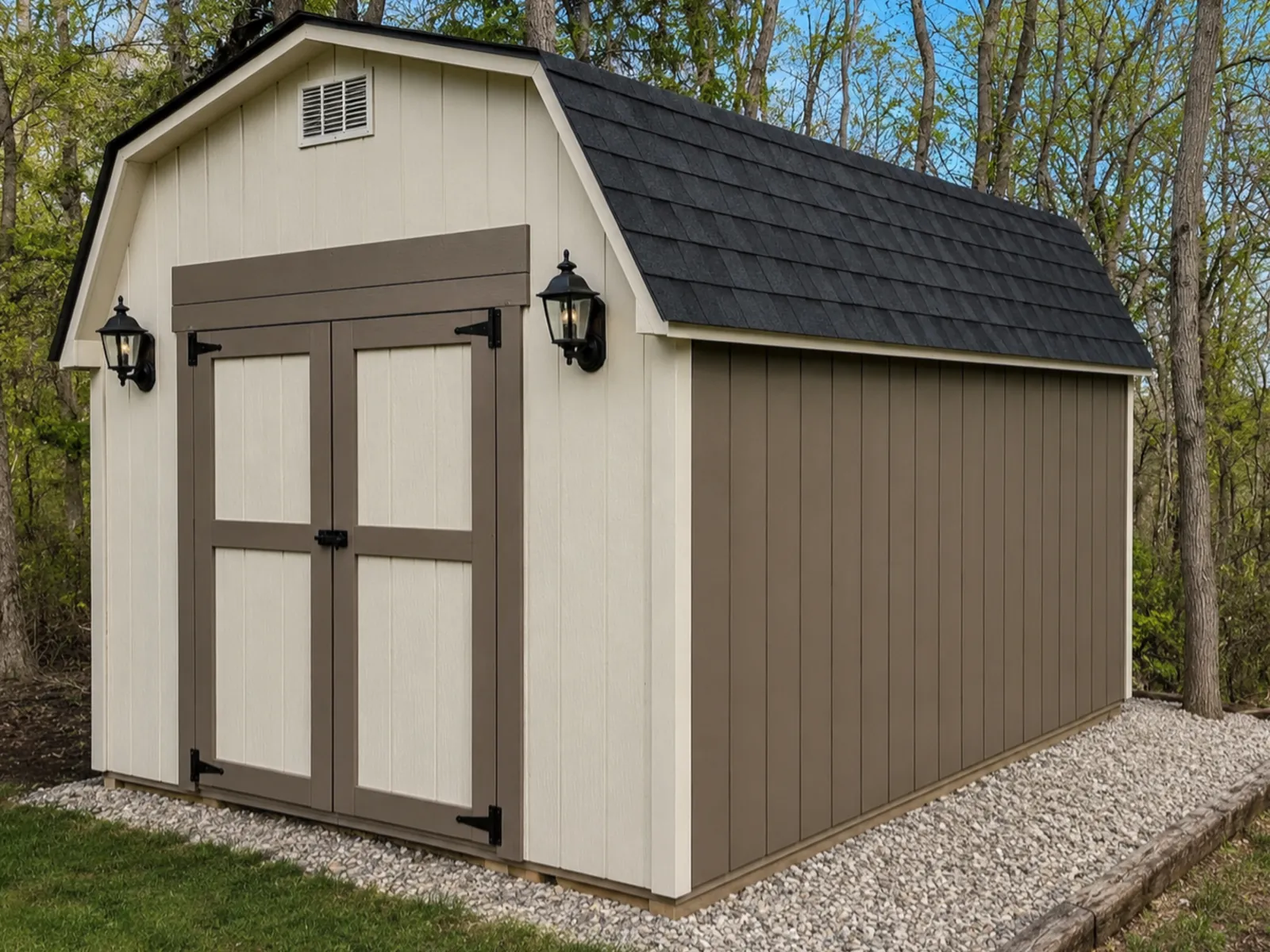 Exterior remodeling project after completion